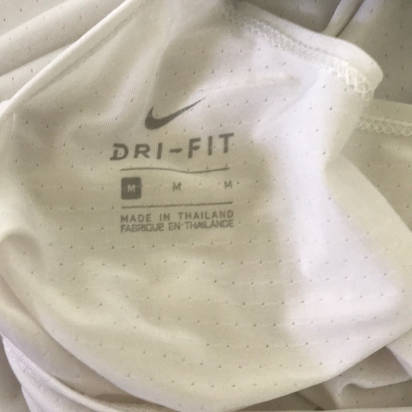 Nike Dri Fit Racerback Tank size medium white black - Picture 3 of 3